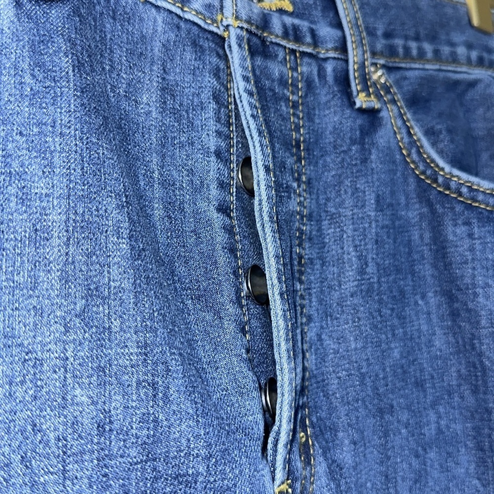 Etica Blue Stanton Relaxed Wide Leg Fistral Denim Jeans Sz. 30 NWT! - Picture 7 of 12